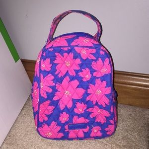Vera Bradley Art Poppies Pattern Lunch Box